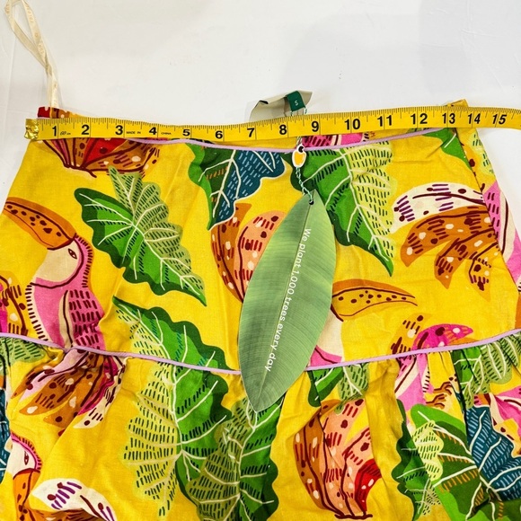 Farm Rio yellow beaks and bananas blouse skirt set - Picture 5 of 8